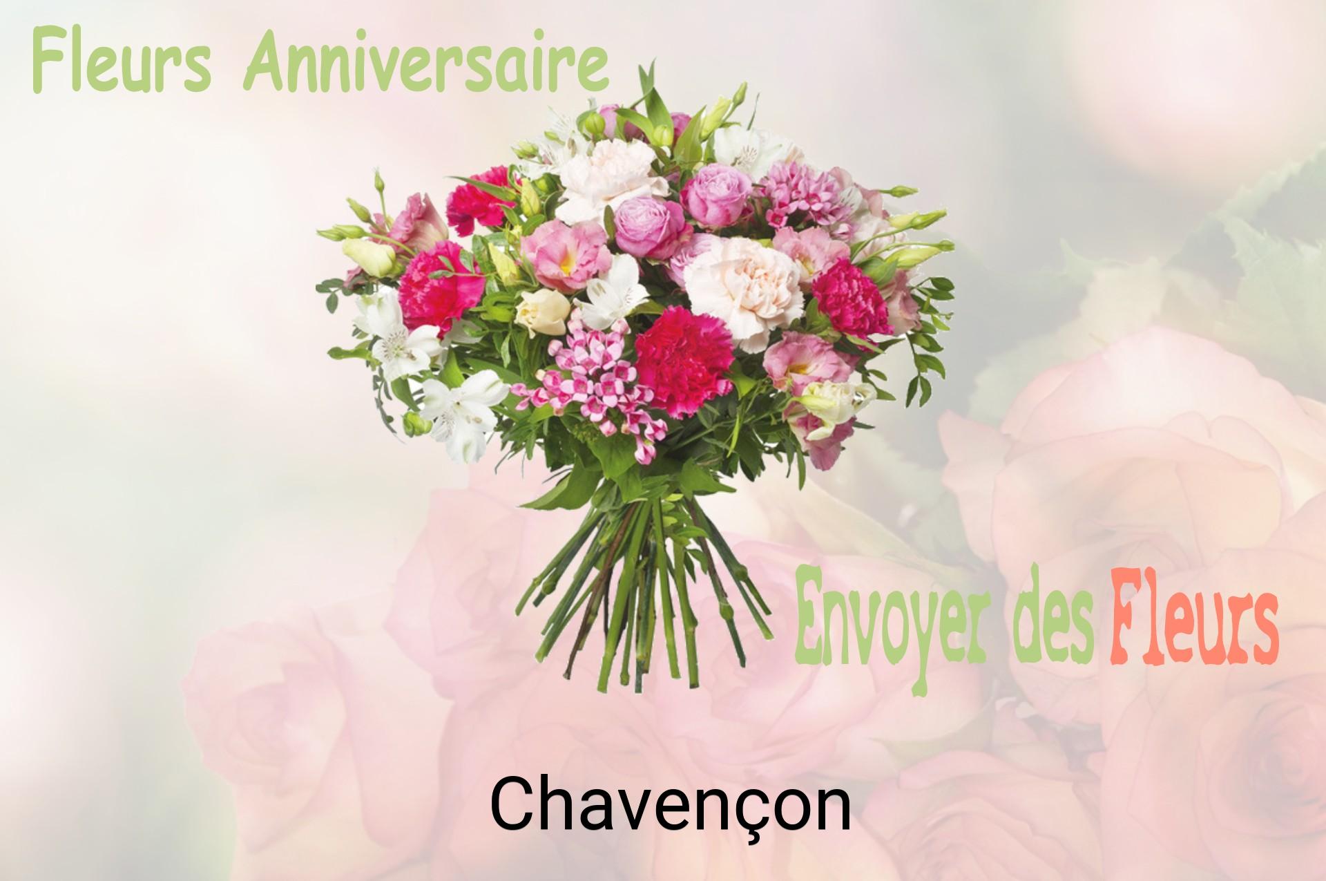 Bouquet de fleurs d’anniversaire livré à Chavençon