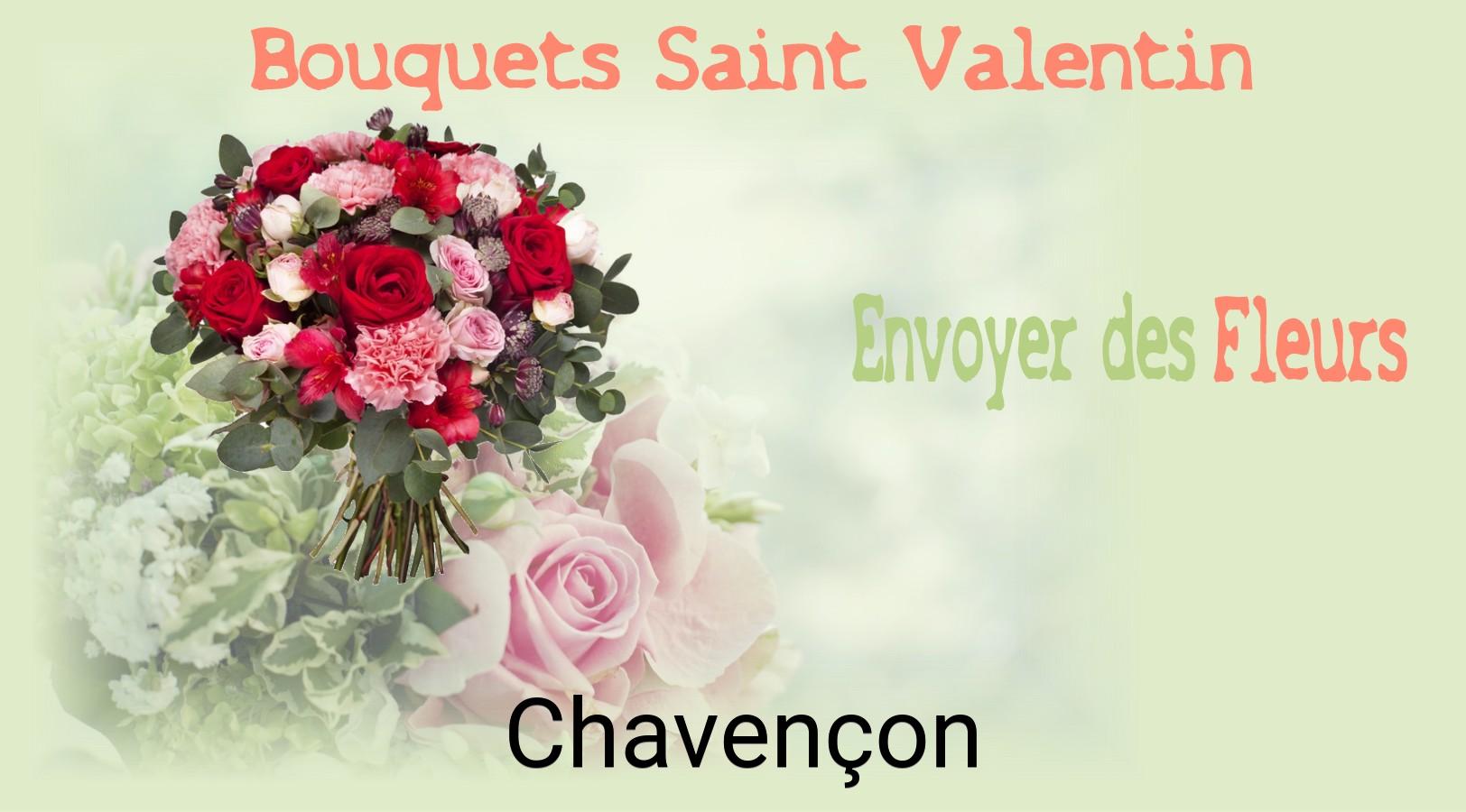 Roses de Saint-Valentin livrées à Chavençon